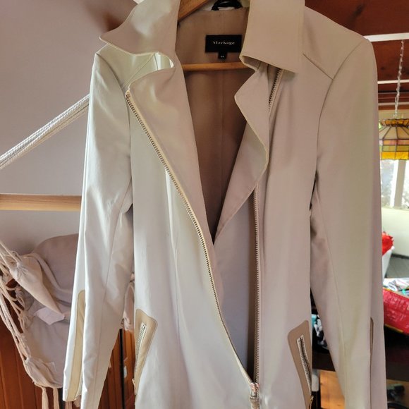 Mackage Cream Trench Coat - Picture 1 of 2
